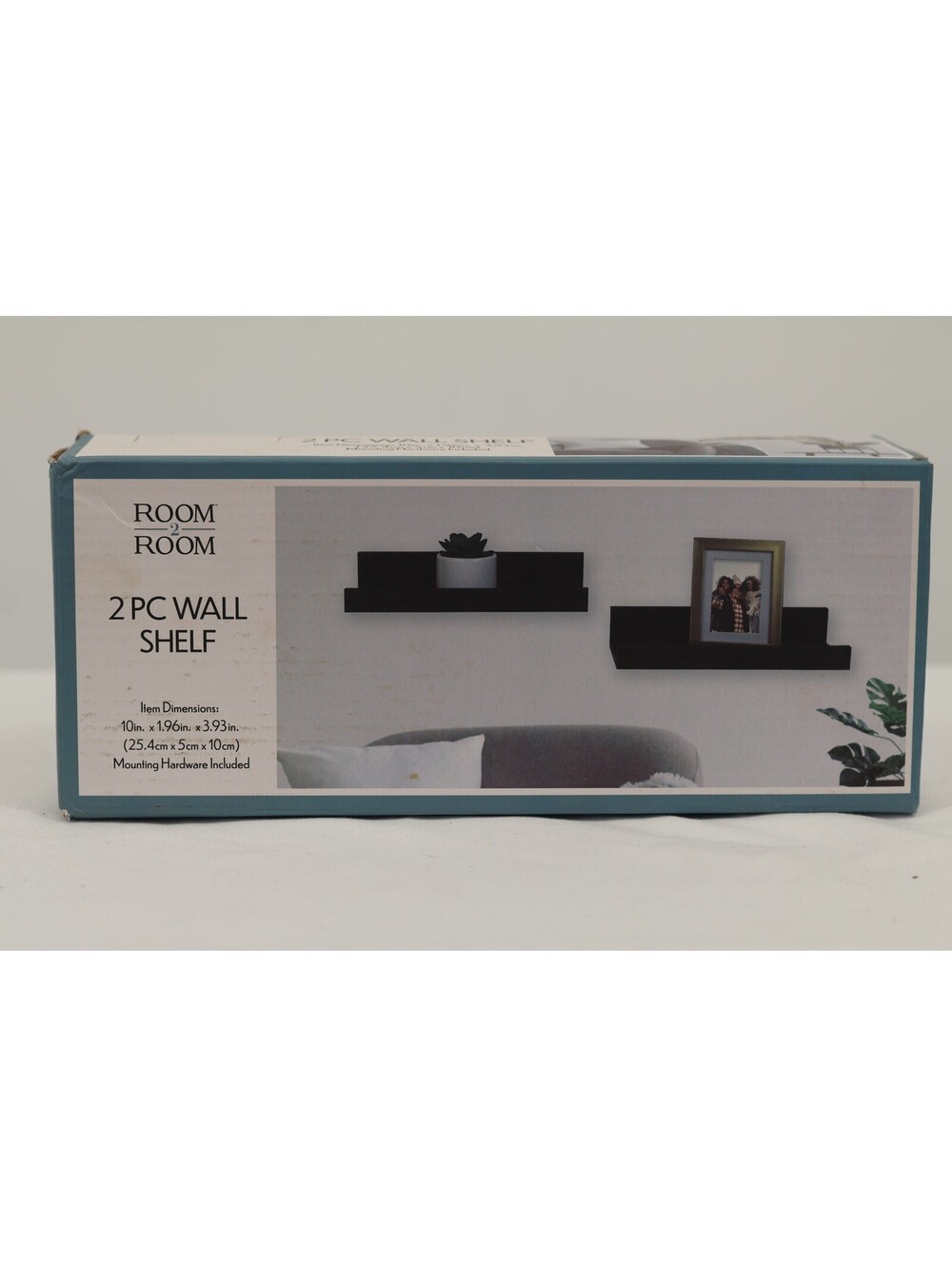 Room 2 Room 2 Pc Wall Shelf Set Home Decor Floating Wall Shelves Wood Black